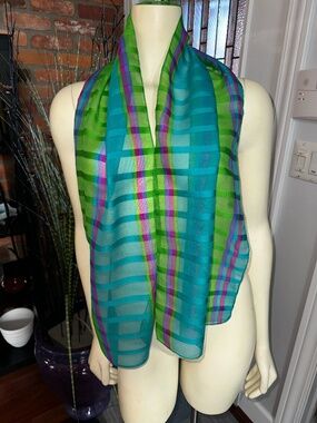 Gorgeous Berkshire Silken Polyester Scarf ~ Made in Italy
